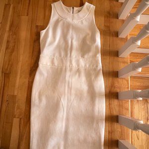 Banana Republic cream sheath dress (size 10)